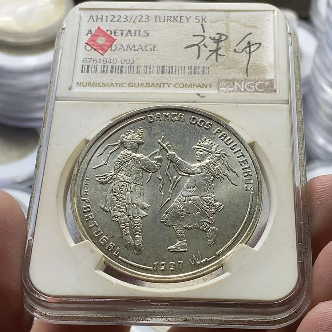 银Ag900葡萄牙嘉年华1000埃斯库多银币