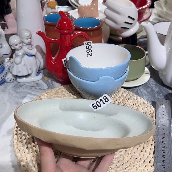 瓷片微瑕陶瓷介意慎拍5018