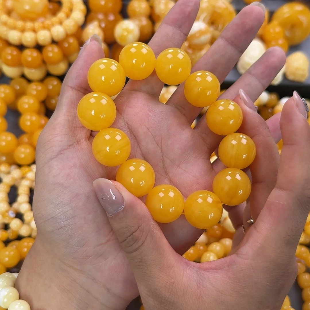 蜜蜡未镶嵌珠宝奇石同料20mm