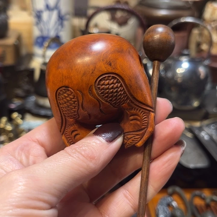 木中古工艺品摆件