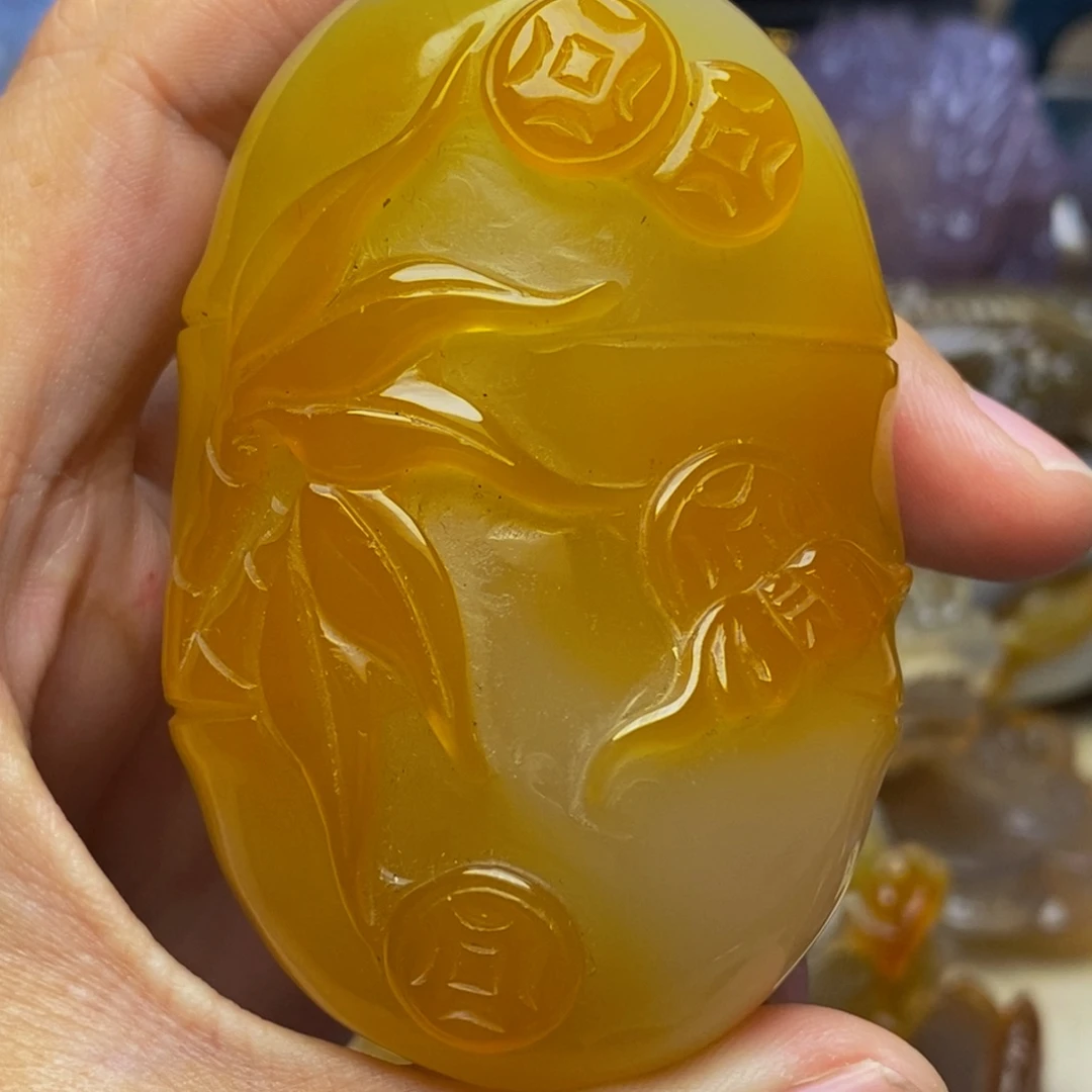 玛瑙/玉髓未镶嵌把件