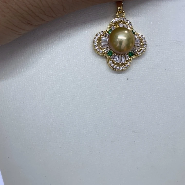 颈饰合金淡水珍珠