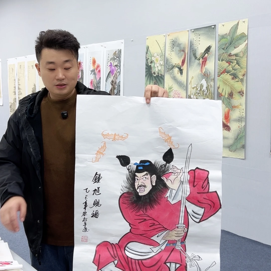 国画国画作品宣纸纯手绘