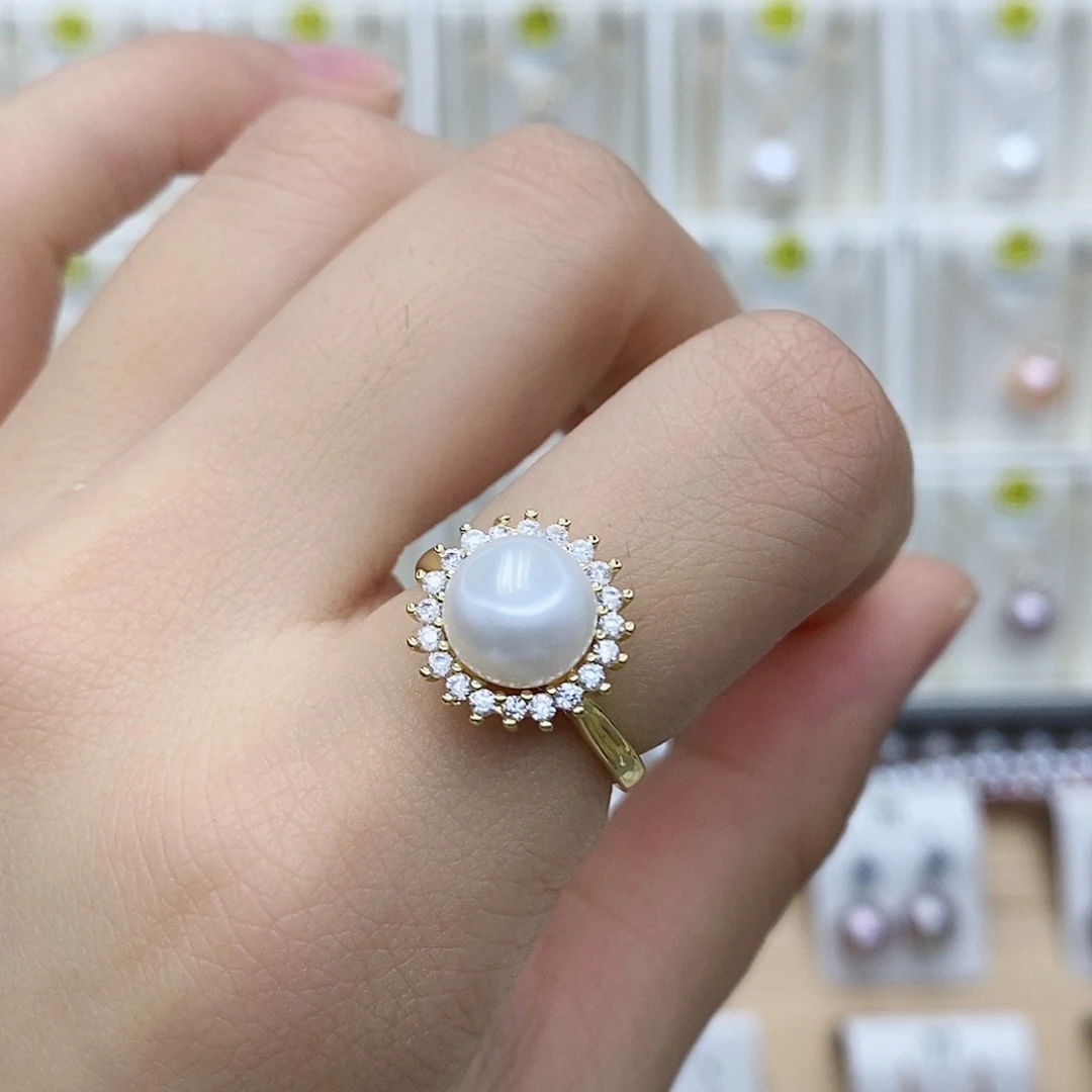 淡水珍珠颈饰合金