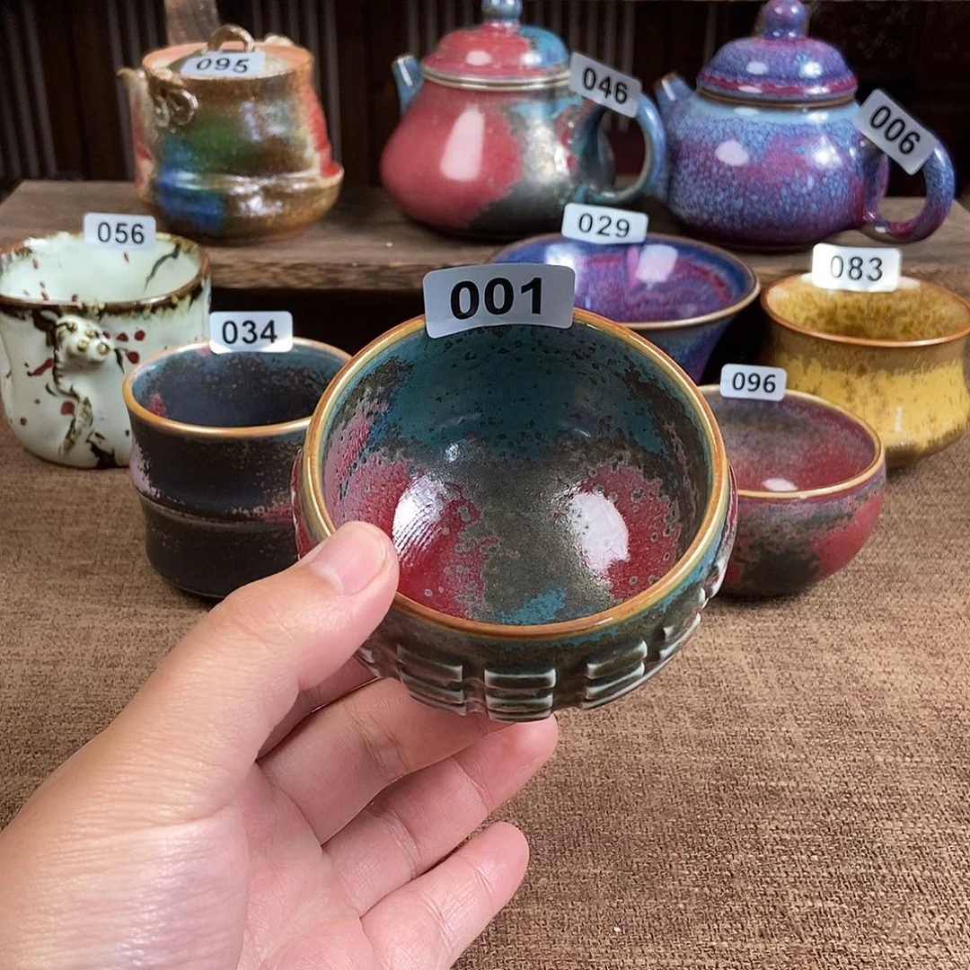 张***鑫瓷片钧瓷茶壶茶具