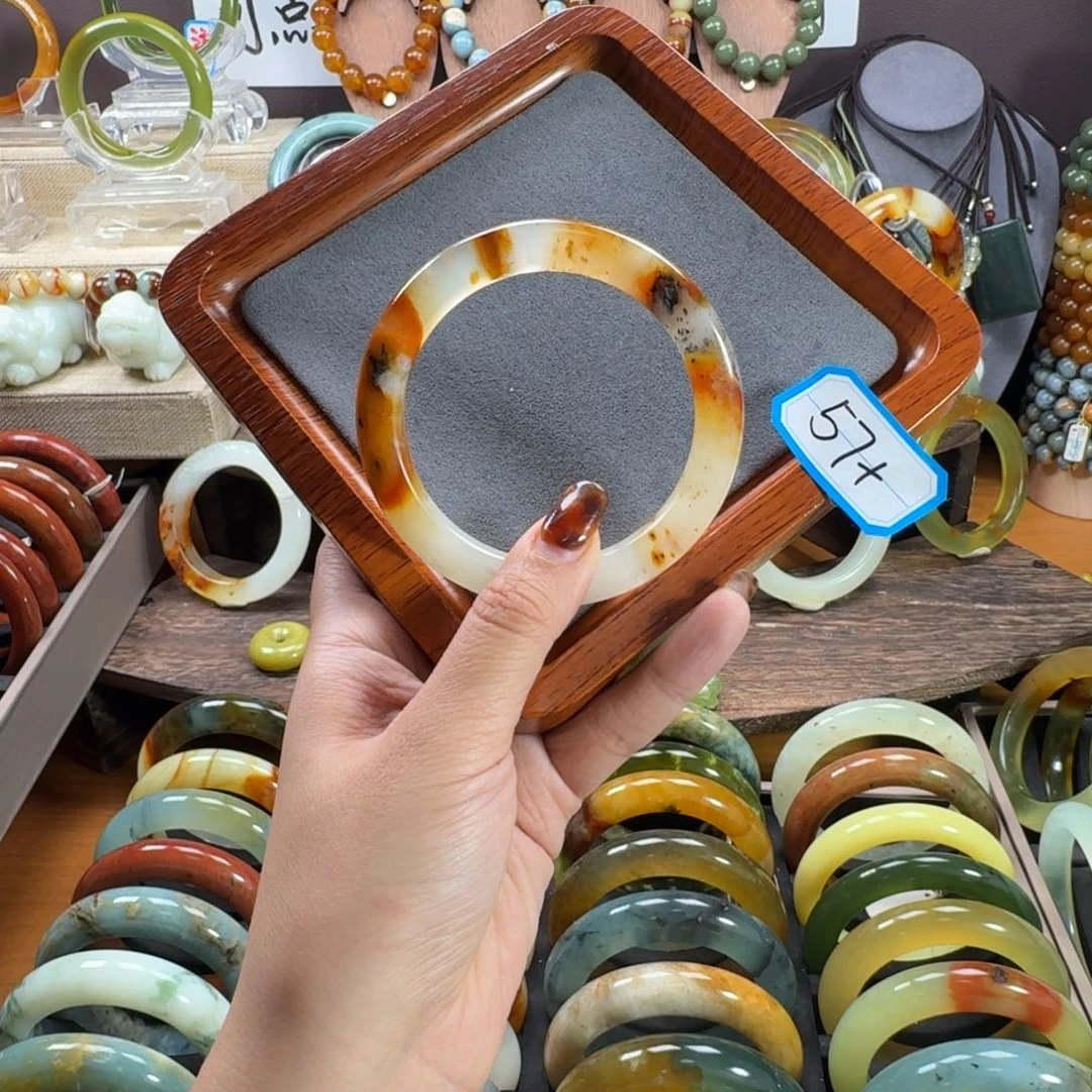 蛇纹石玉合金手镯