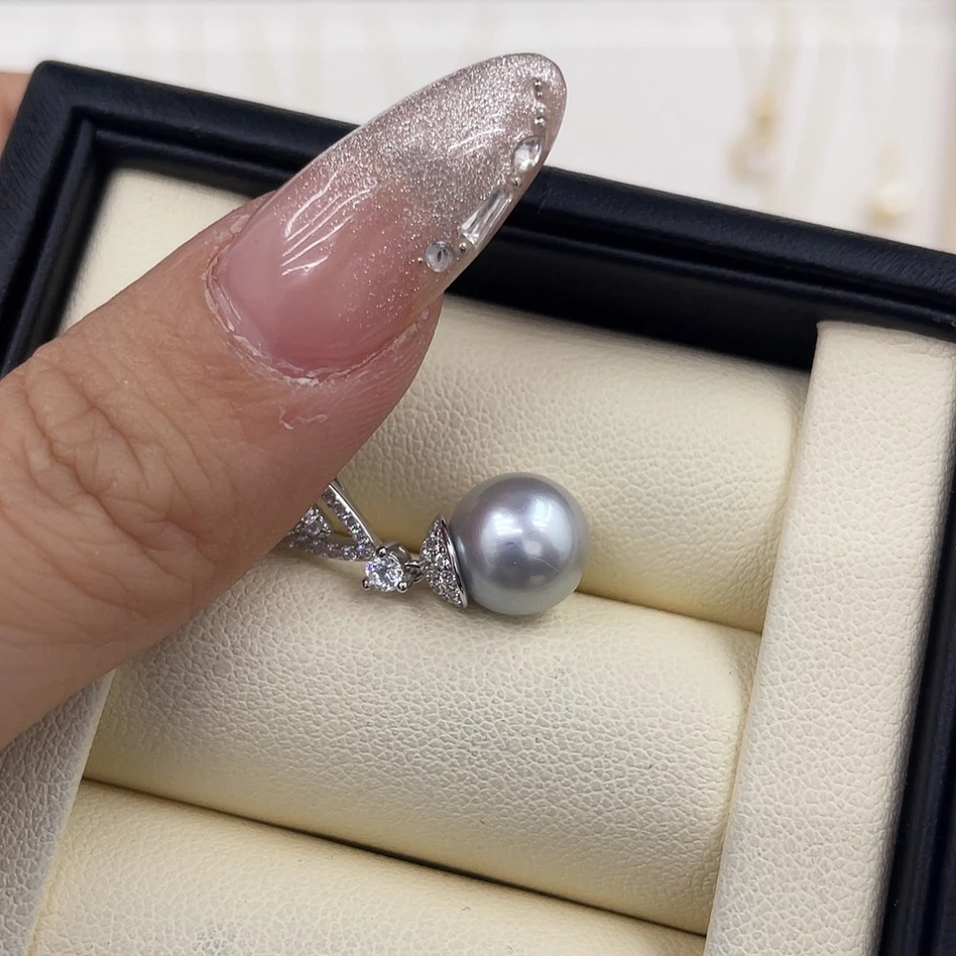 颈饰海水珍珠银S925镶嵌