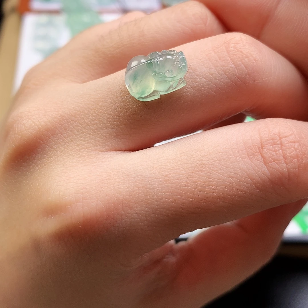 翡翠未镶嵌吊坠(不含链)貔貅