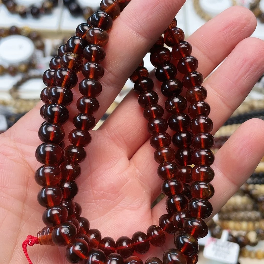 琥珀未镶嵌裸石八