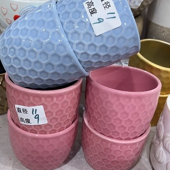 多肉绿植陶瓷花盆9.9包邮