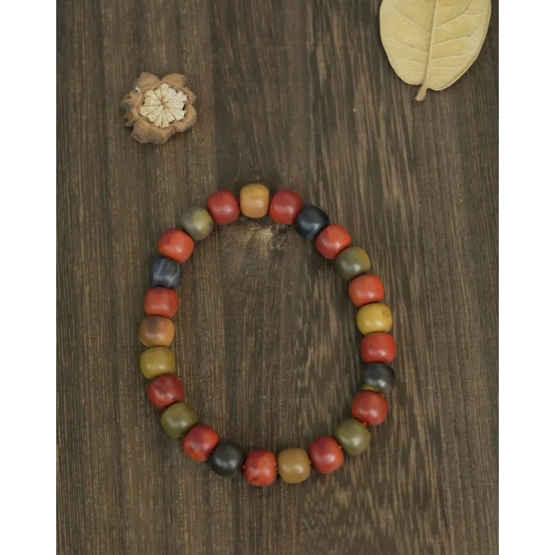 【吉福珠宝】南红玛瑙单圈手串大山包包浆南红8mm老型单圈油润干净