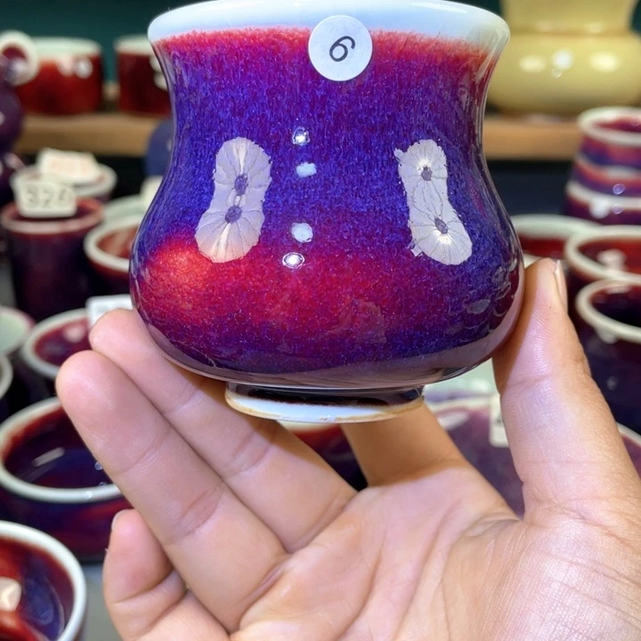 瓷片纯手工制作……微微瑕