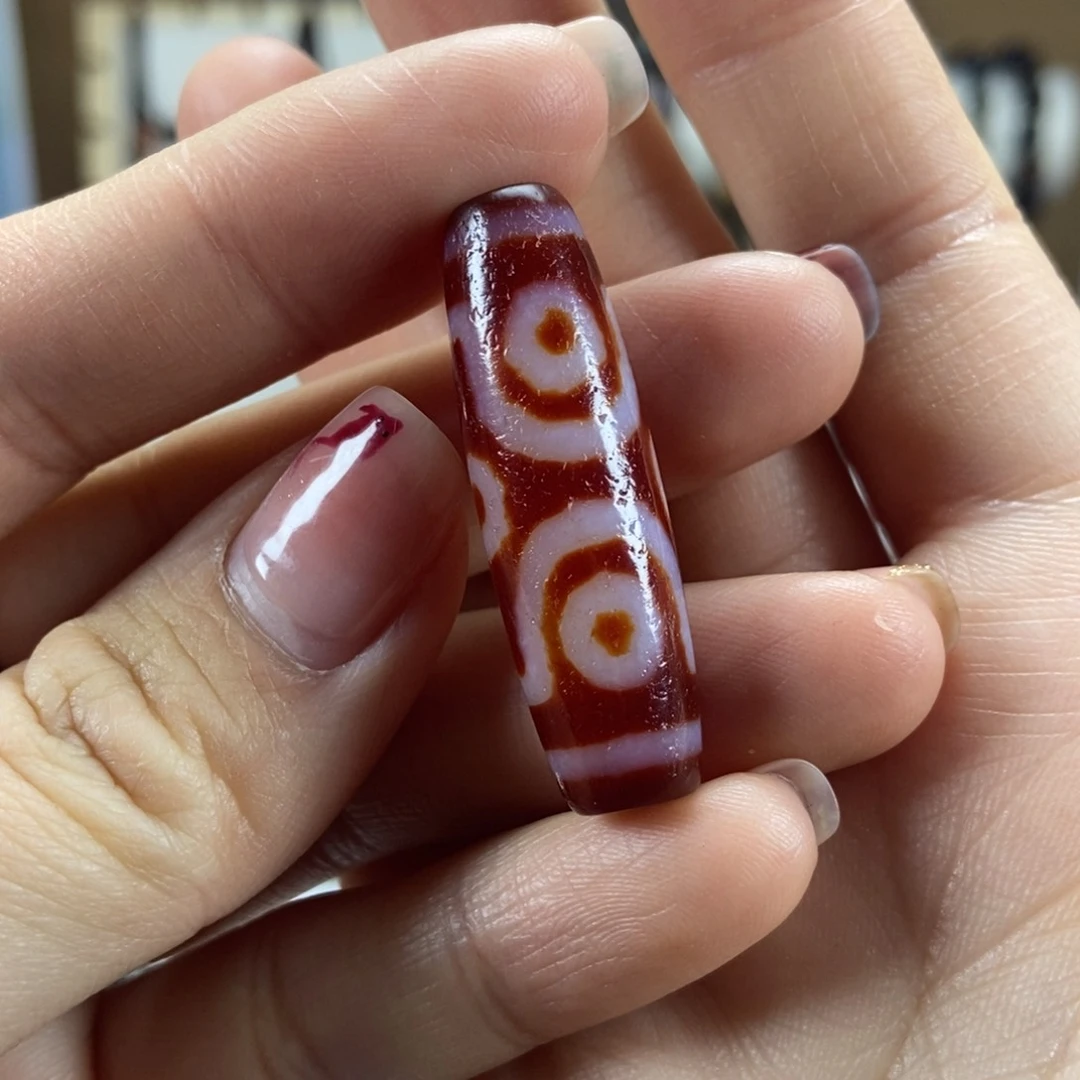 玛瑙/玉髓六眼未镶嵌茶****e