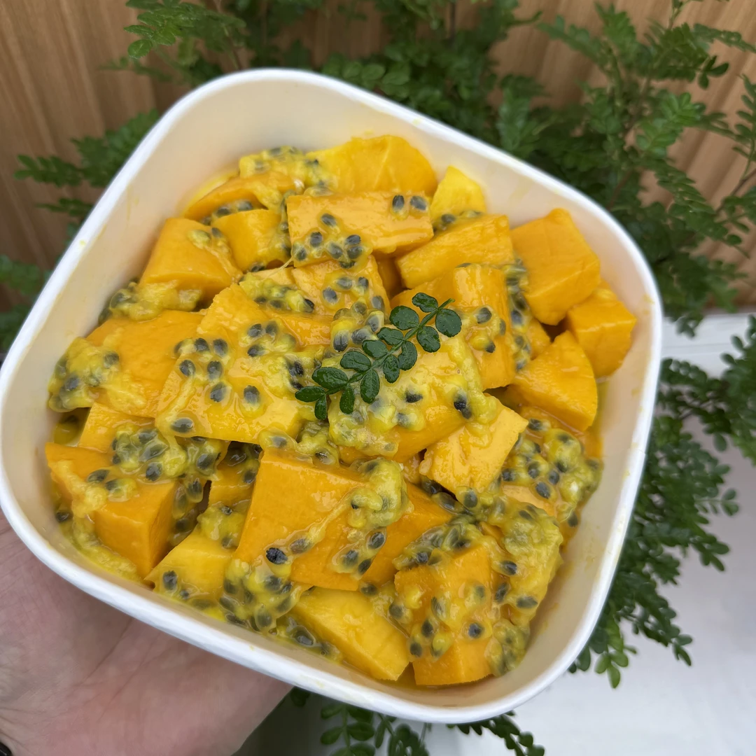 百香果拌芒果一盒500g(一小时配送到家)
