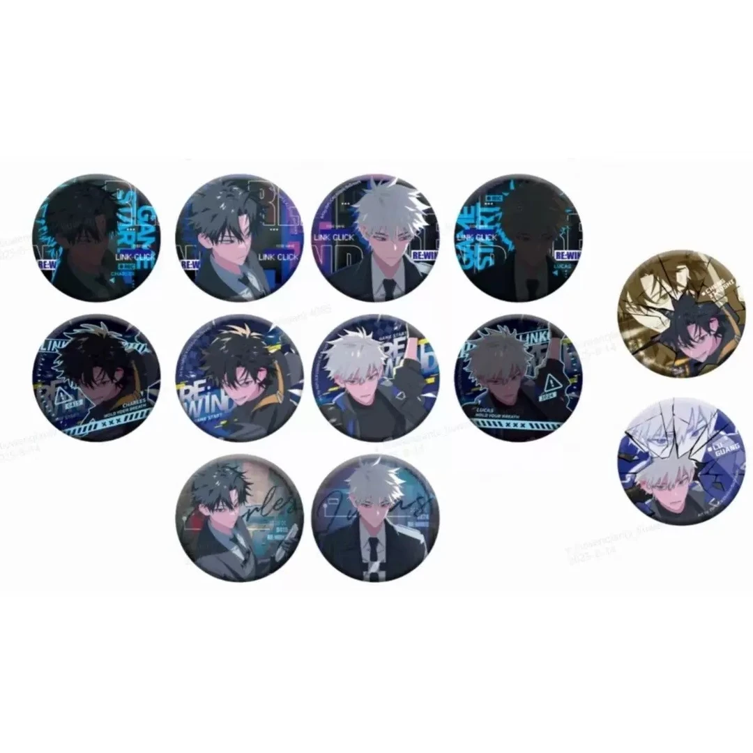 【代拆】时光代理人卡牌毛绒双闪吧唧银葱徽章动漫周边谷子