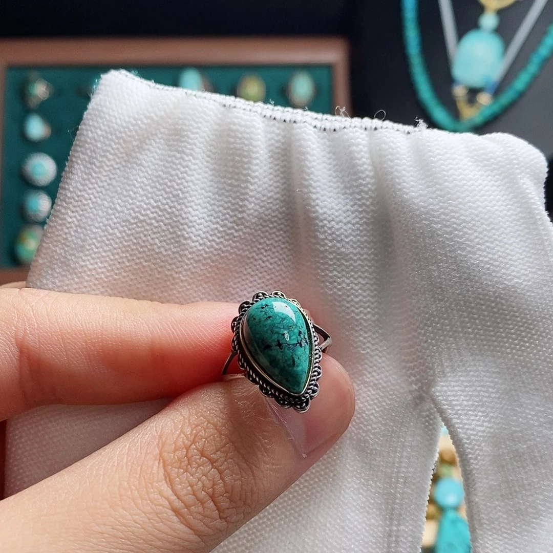 绿松石未镶嵌戒指