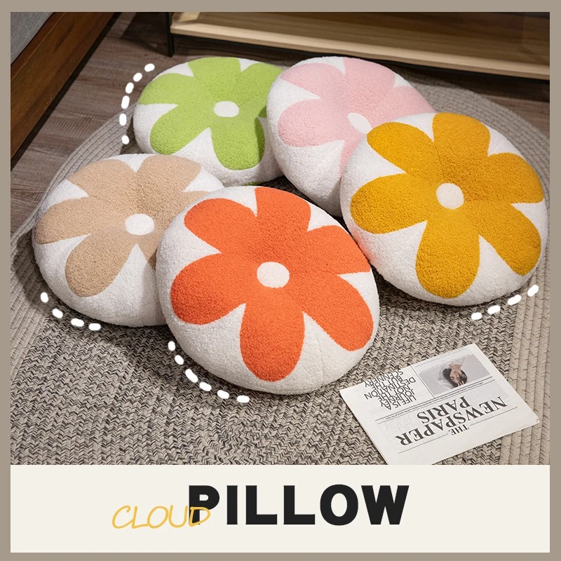 蒲团花朵坐垫办公室坐垫沙发卧室榻榻米屁垫子沙发椅子垫懒人靠垫