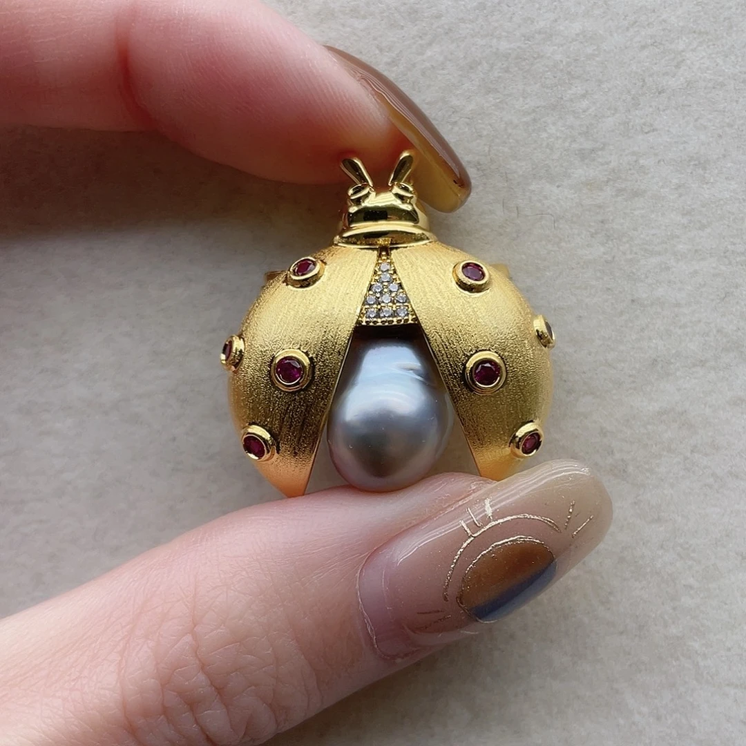 胸针12未镶嵌海水珍珠