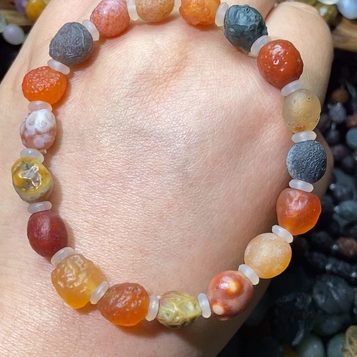 玛瑙/玉髓合金手链