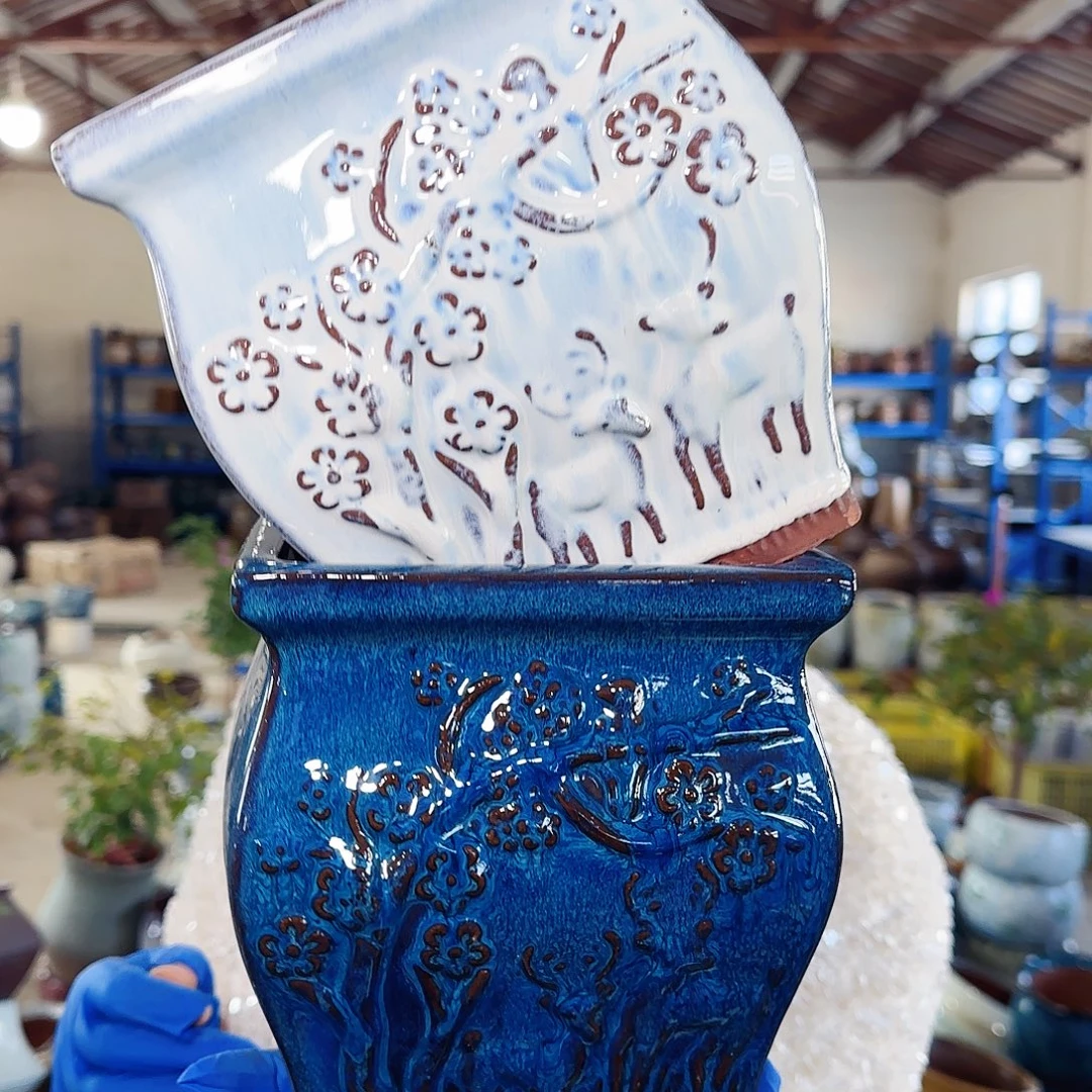 花盆紫砂高17口16