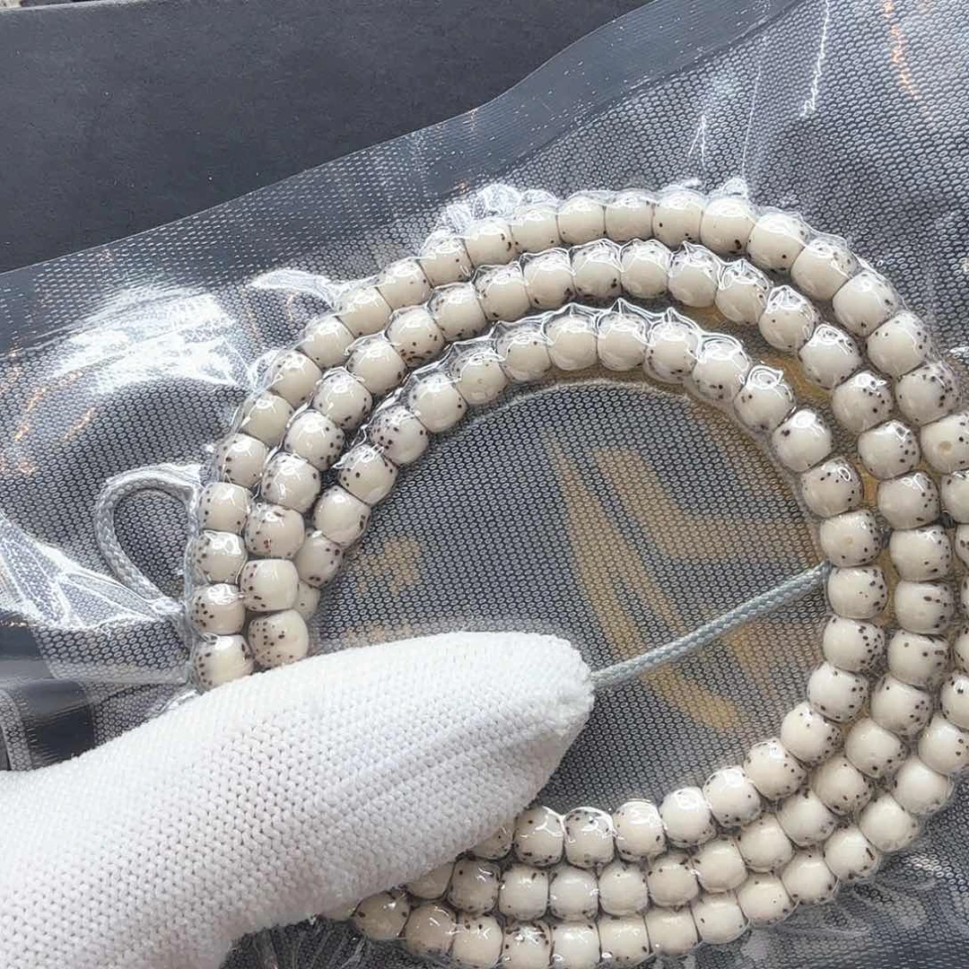 星月菩提吊坠14冰白河豚6左右108