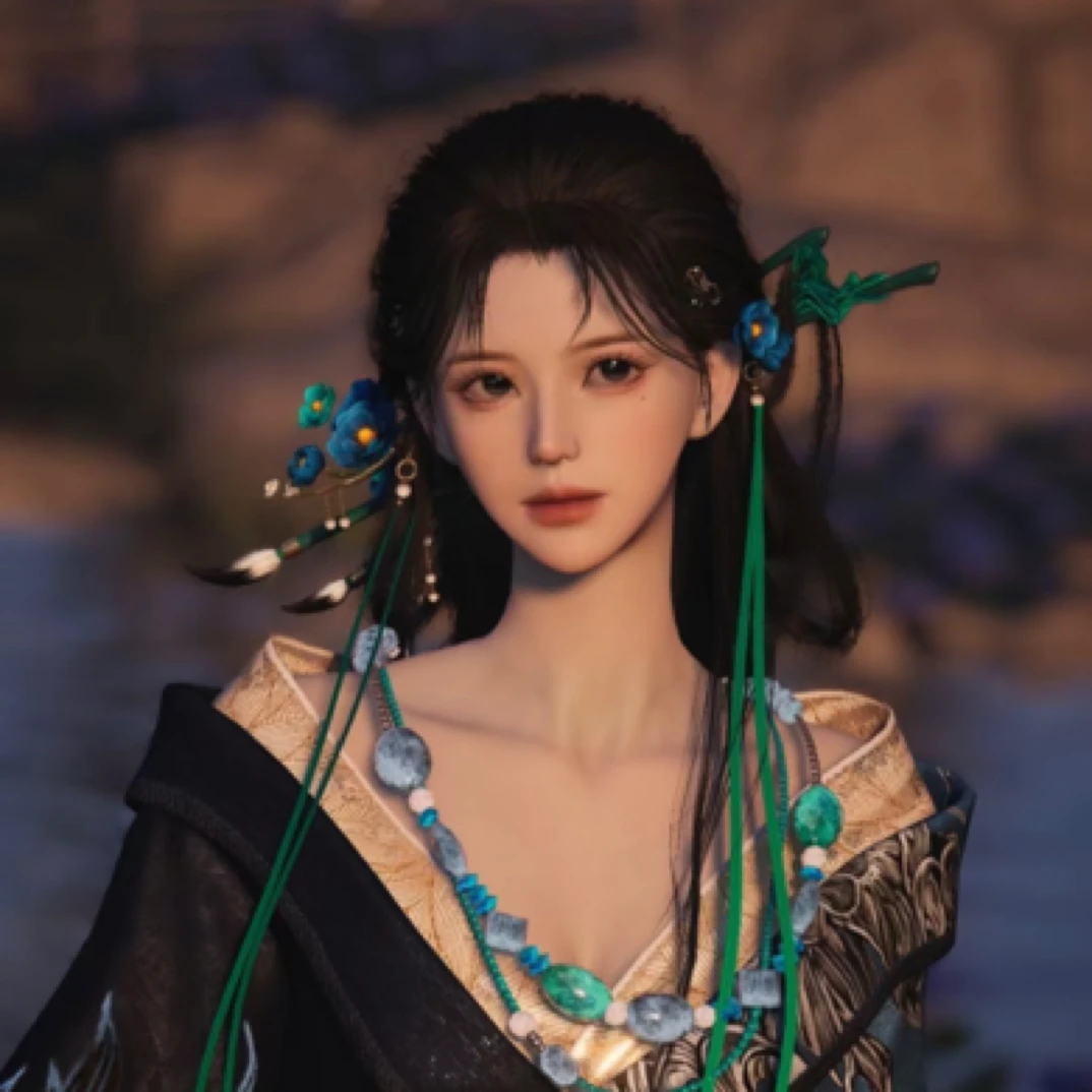 发2 芊芊 一抹青绿 愿迁 燕云十六声端游手游通用女捏脸 全门派