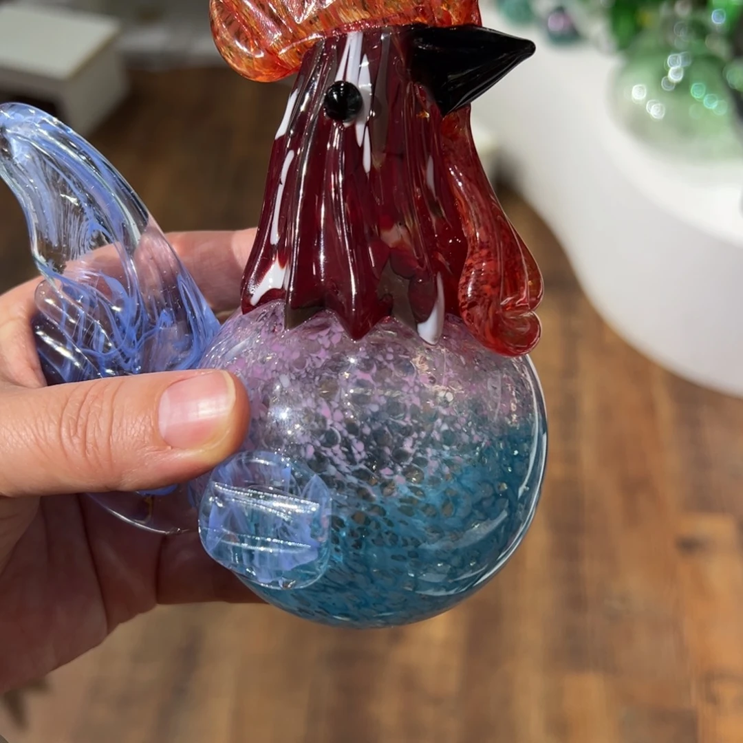 琉璃猫**圆纯手工制作工艺精湛