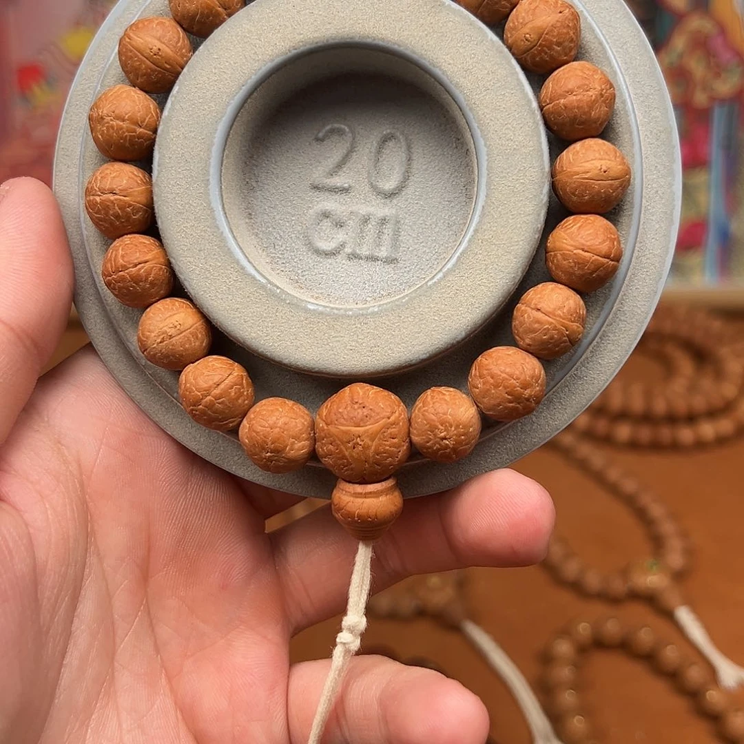 凤眼菩提手串12尺寸红皮手持