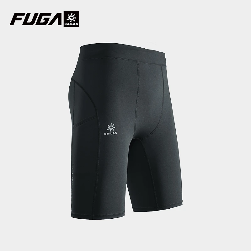 Kailas/凯乐石FUGA男款舒适微压缩跑山带口袋五分裤 KG2525304
