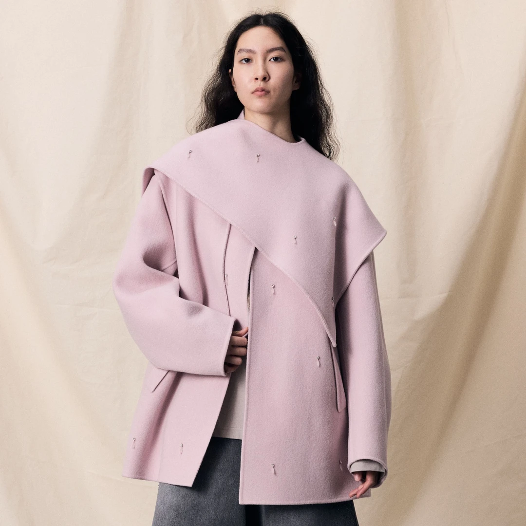 【顾文婷推荐】 YOUWEI有尾25 两件式披肩中长大衣 Y3925416