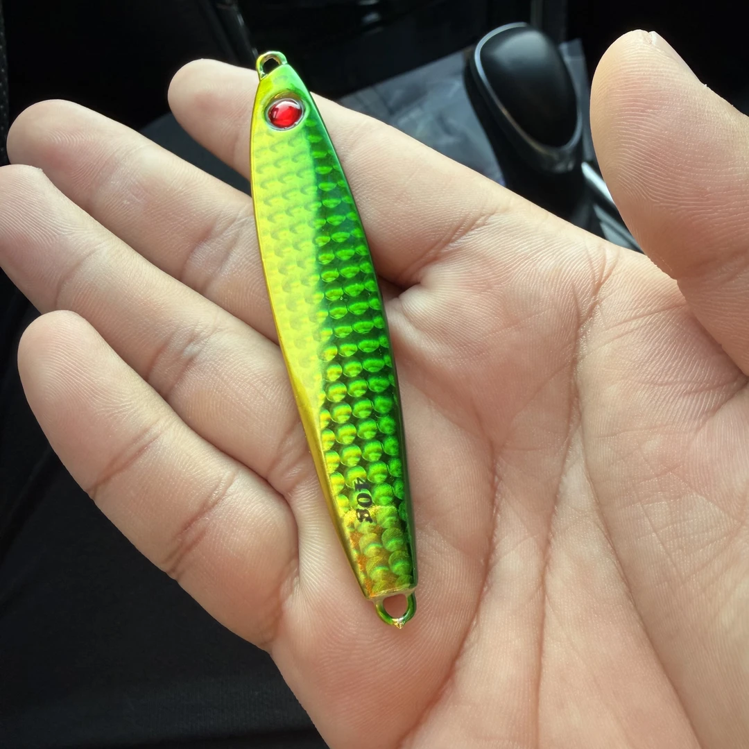 40克绿金飘落铁板尾单处理