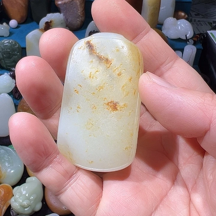 和田玉未镶嵌吊坠(不含链)