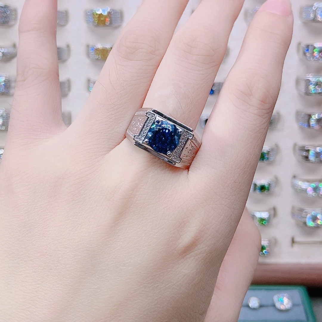 925银合成碳硅石玛3克拉22