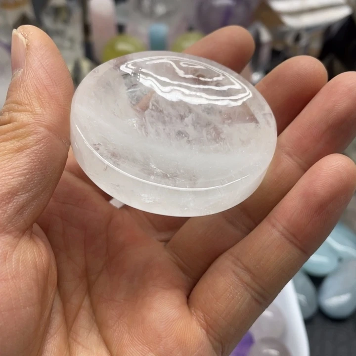 水晶21未镶嵌微瑕白水晶底盘