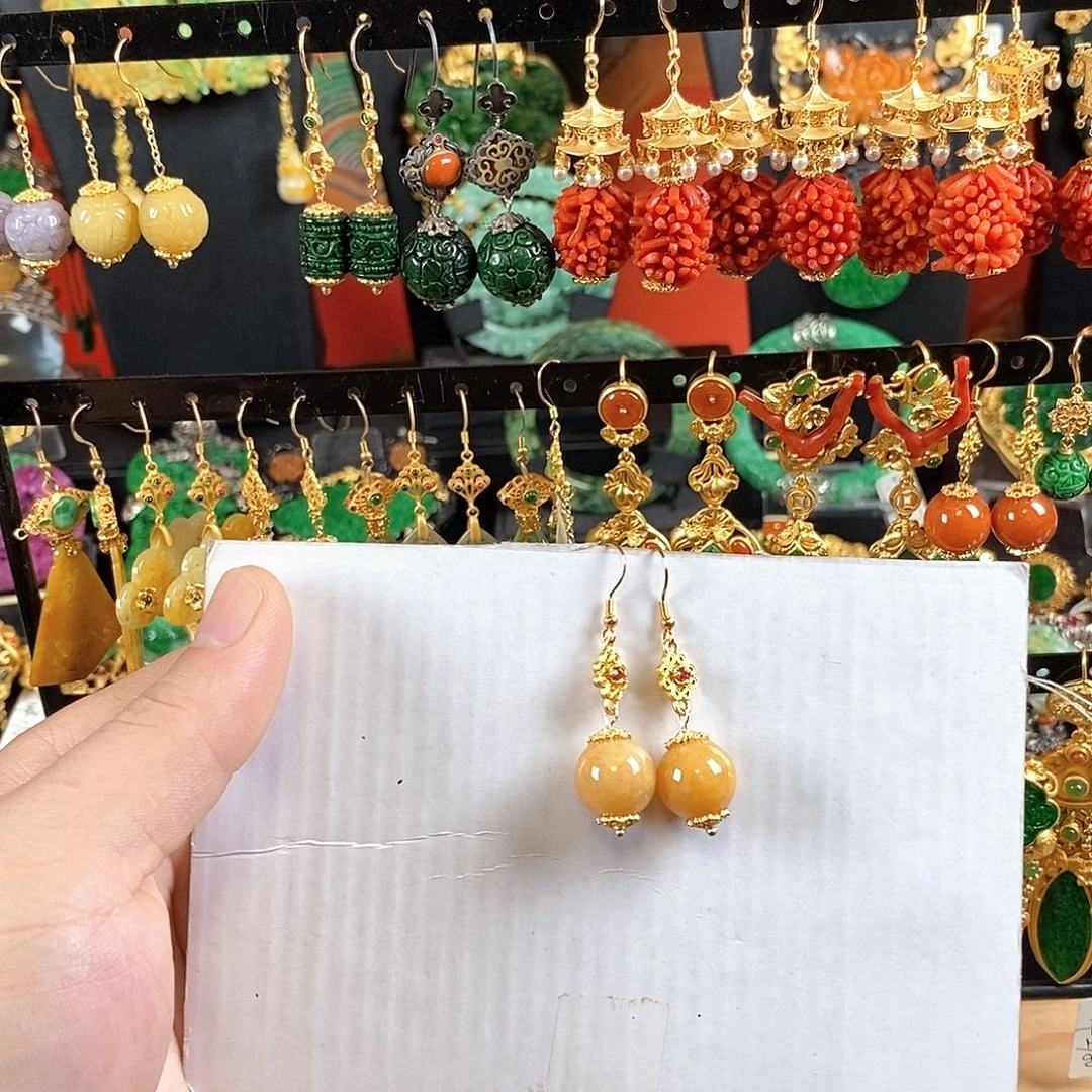 未镶嵌翡翠耳饰耳饰