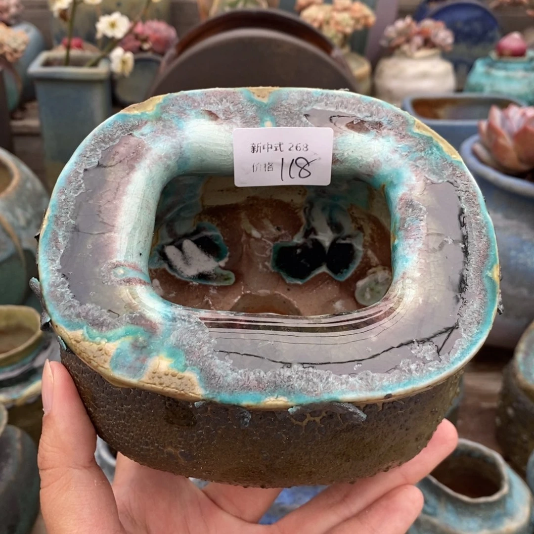粗砂花盆1987盆新中式268