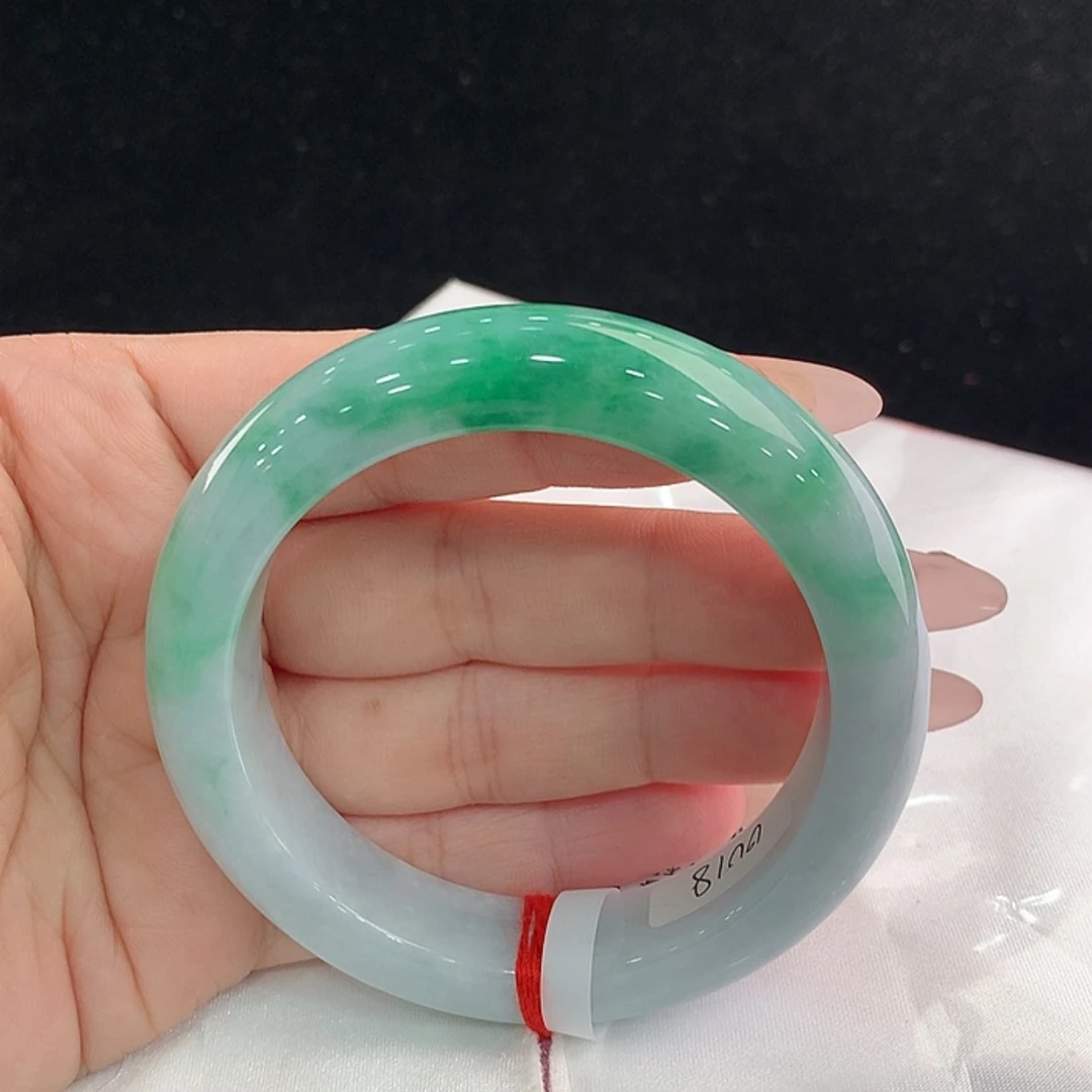 【闪购商品】未镶嵌手镯翡翠56.7，56/57