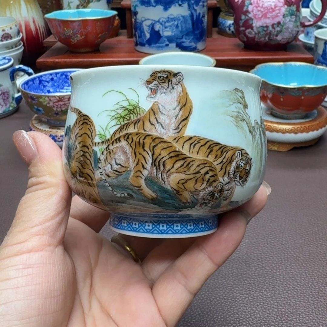 瓷片景德镇仿古手工制作精品展示