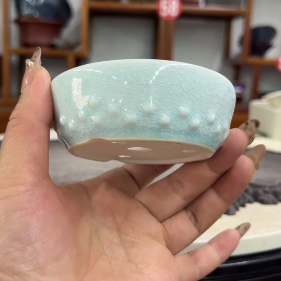 紫砂花盆瑕疵3-8.5。。。。j