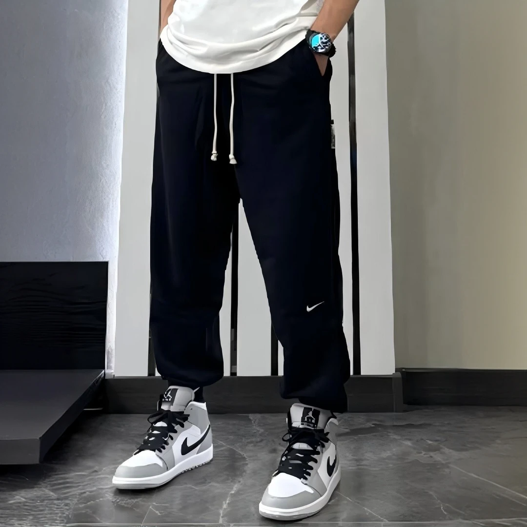 Nike耐克针织长裤早秋穿搭速干篮球长裤休闲卫裤宽松束脚裤FZ0225