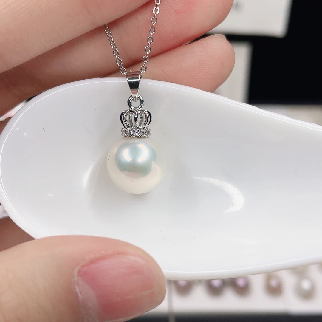 淡水珍珠吊坠(赠链)合金