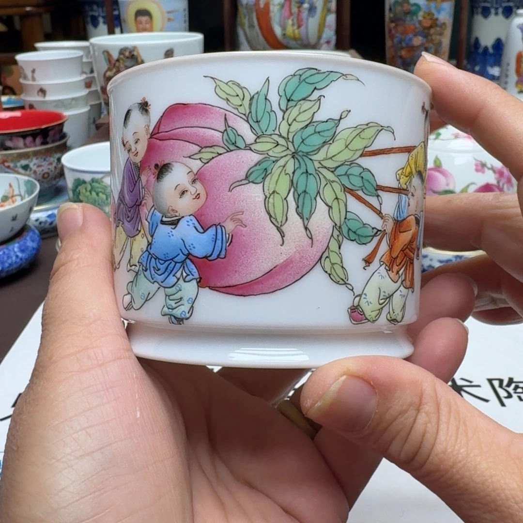 景德镇手工手绘展示