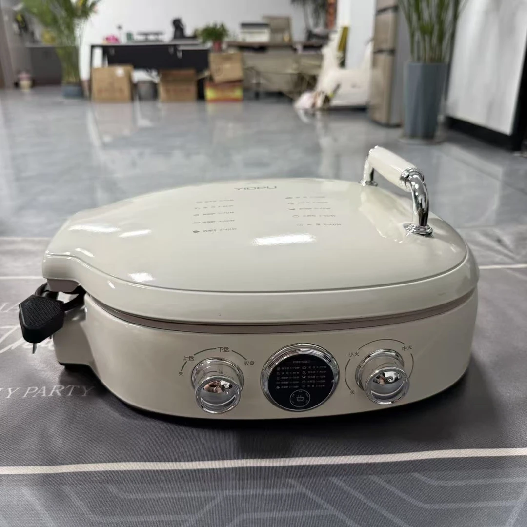 烙饼双面加热下盘独立加热电铛加深煎饼机双面