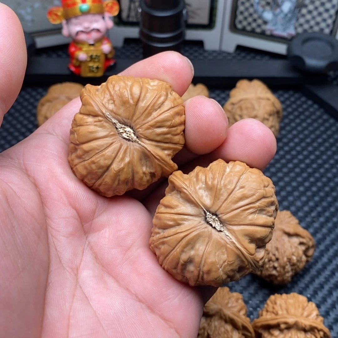 把件文玩核桃全品南瓜边44肚47尺