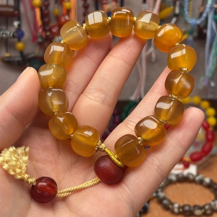 玛瑙/玉髓手链合金-**M