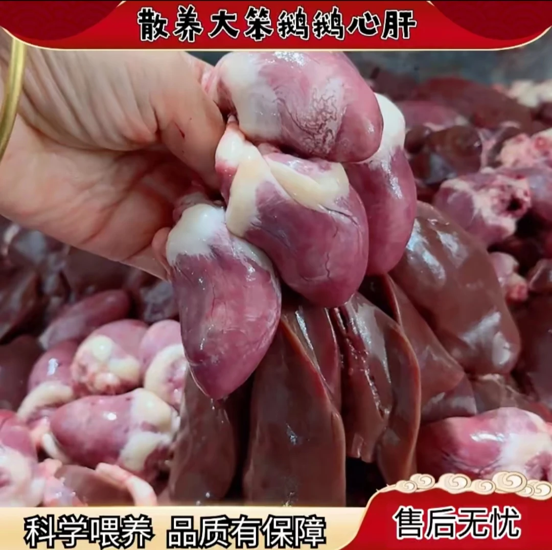 大鹅心肝5斤黑龙江讷河发货