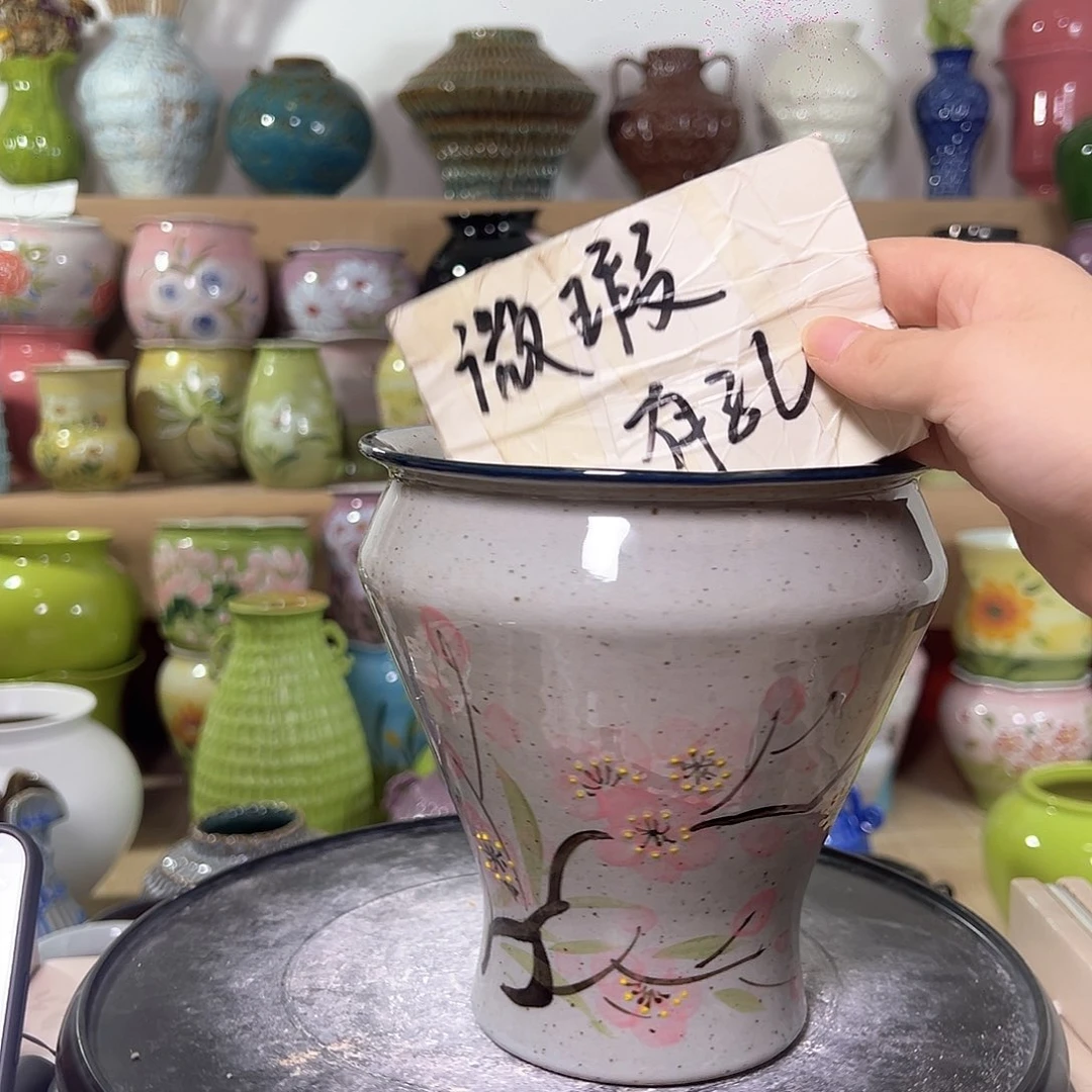 景德镇陶瓷花盆花器瑕222