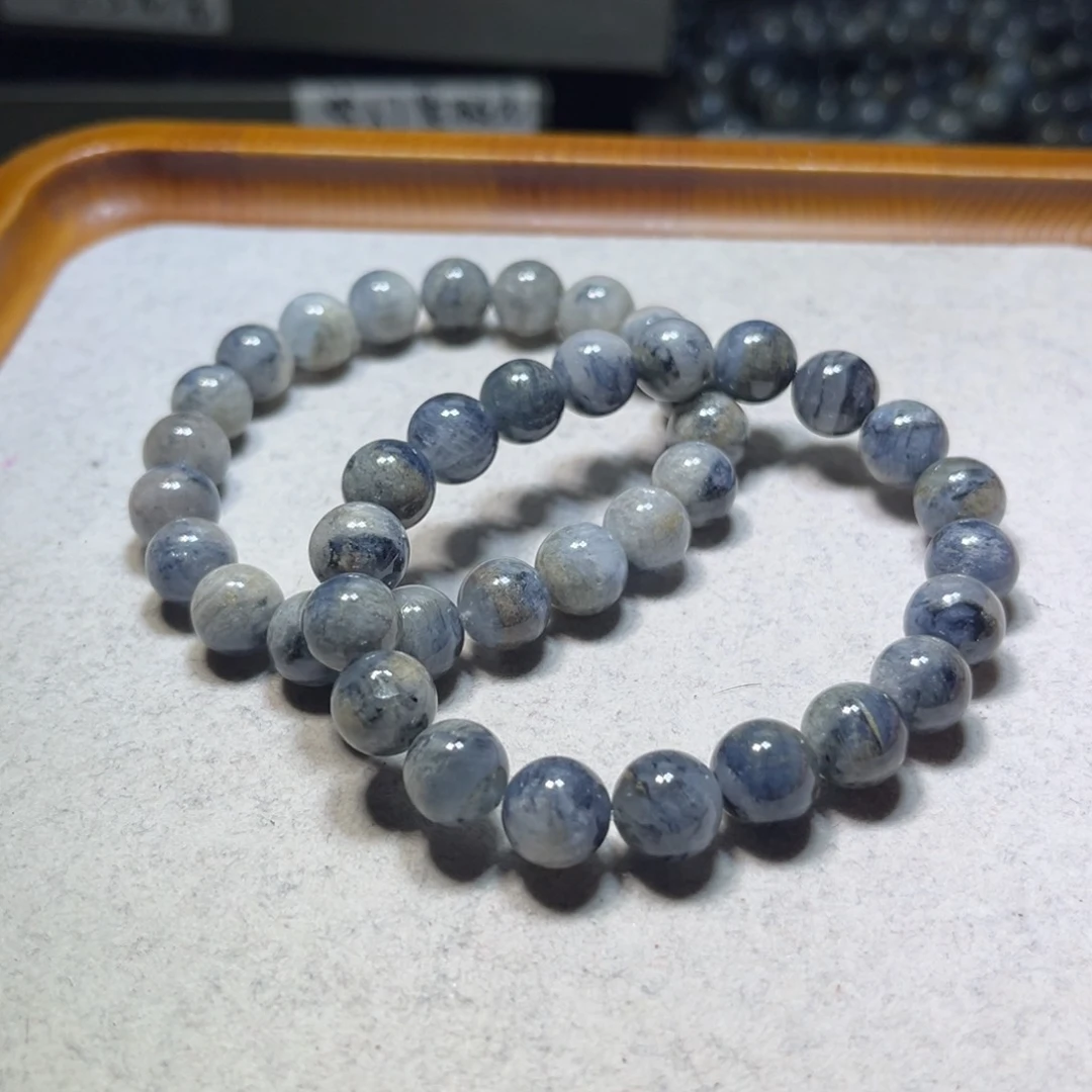 水晶手链未镶嵌蓝幽灵9.8mm