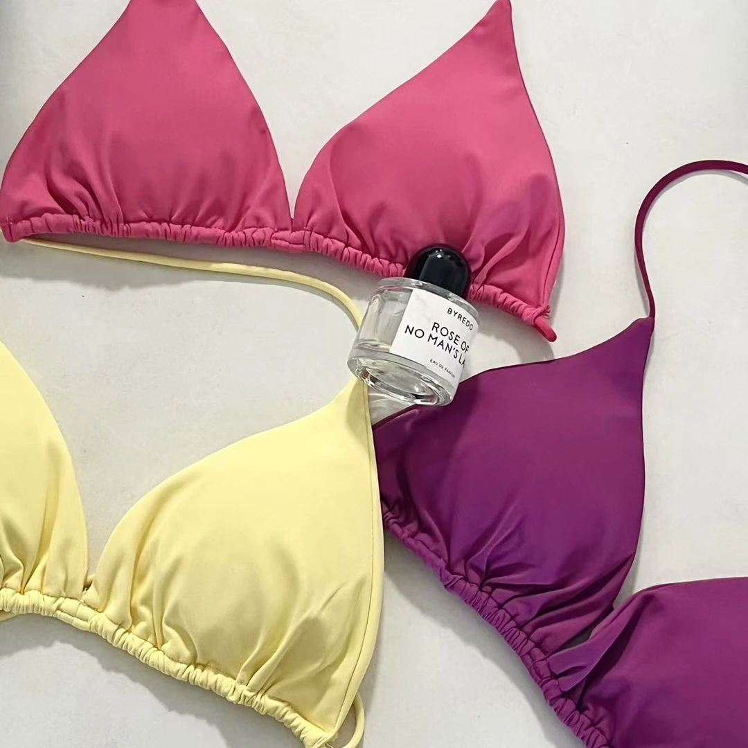 2025东大门夏季新款Sugar Shell（糖衣炮弹)系列多巴胺挂脖内衣