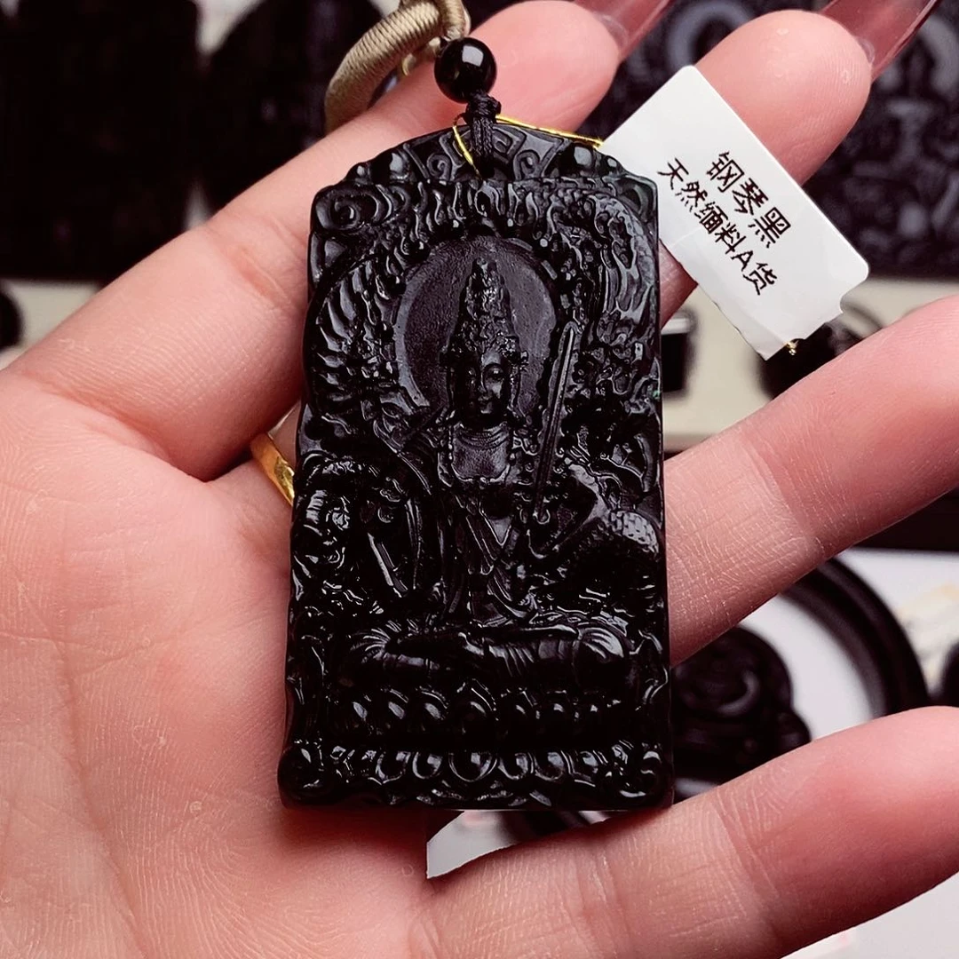 天然缅料A货036御龙虚空挂件送珠链